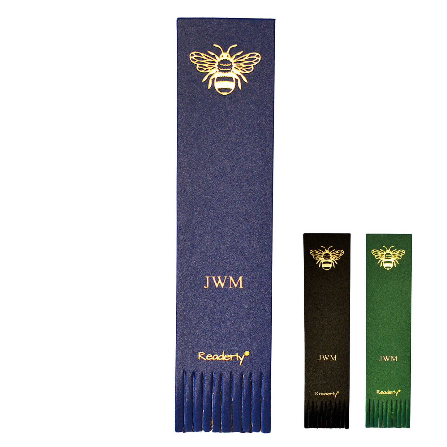 Readerly® Worker Bee Personalised Bonded Leather Bookmark