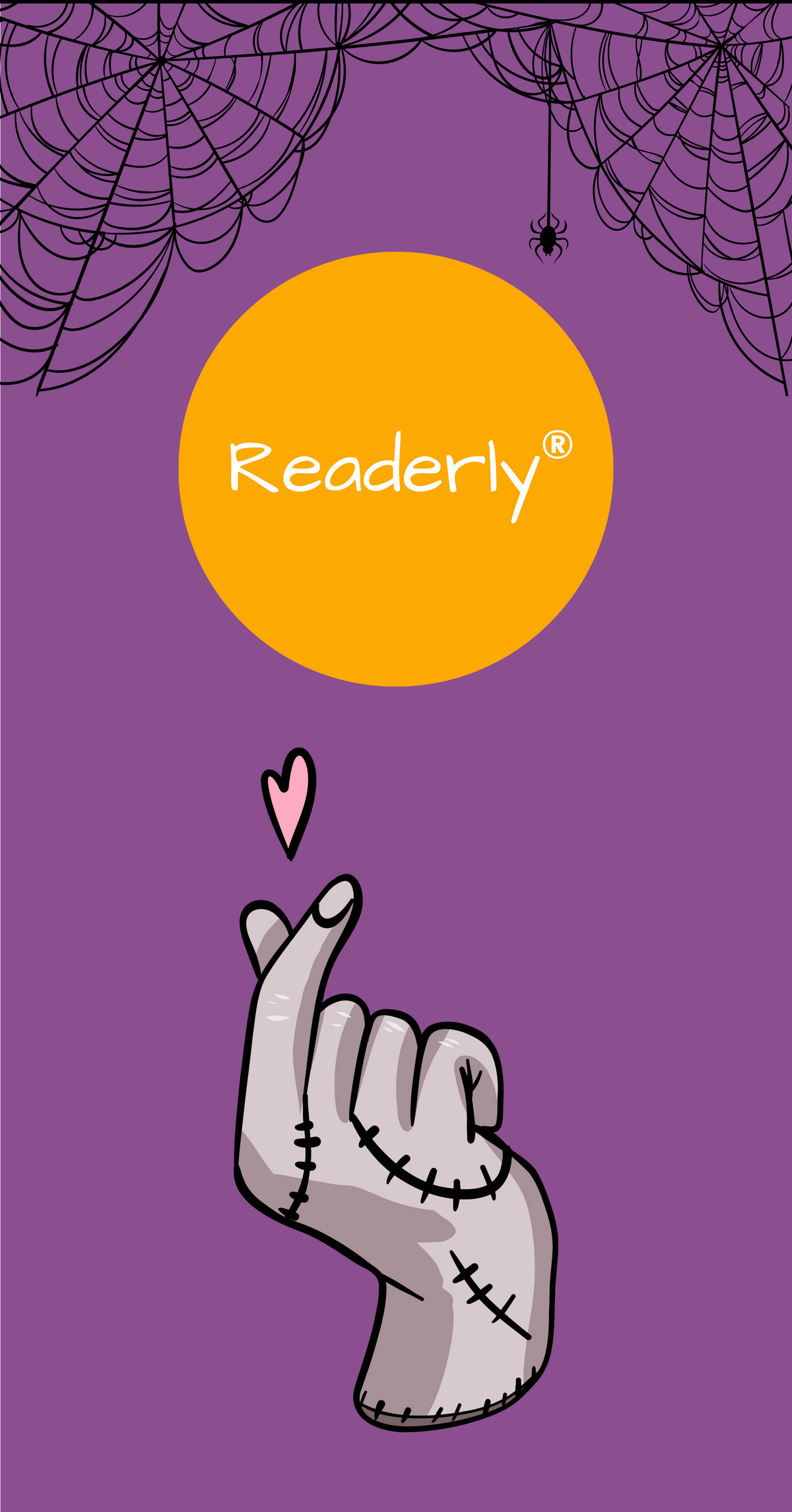 Readerly® Wednesday Halloween Magnetic Bookmark