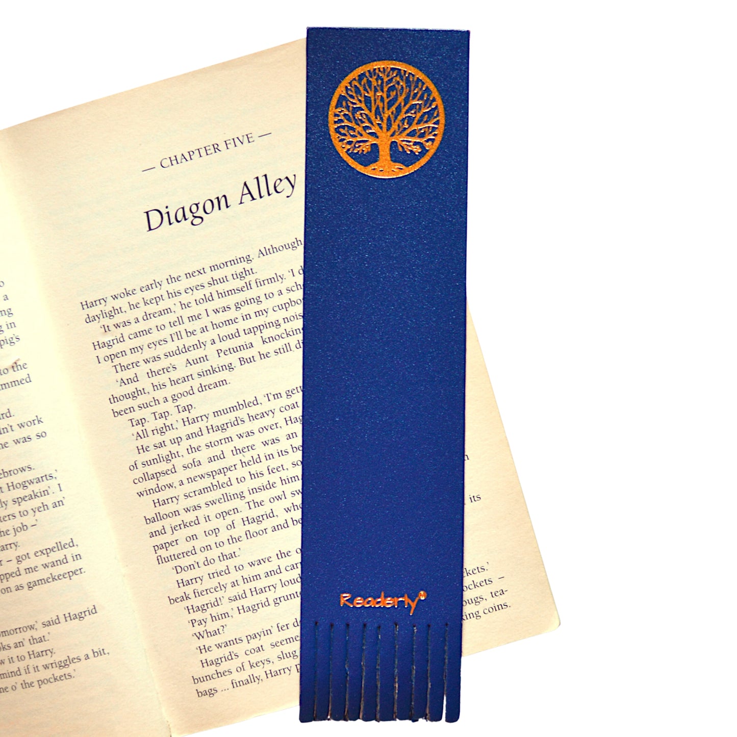 Readerly® Leather Bookmark for Women & Men – Tree of Life Gold Foil, Bookmark Gift for Book Lovers, Gifts for Readers