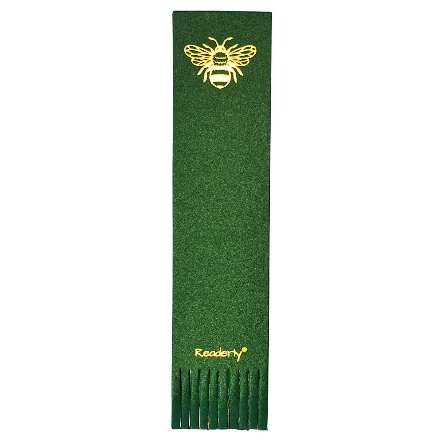 Readerly® Leather Bookmark for Women & Men – Worker Bee Gold Foil, Bookmark Gift for Book Lovers, Gifts for Readers