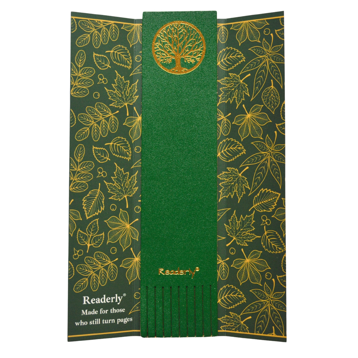 Readerly® Leather Bookmark for Women & Men – Tree of Life Gold Foil, Bookmark Gift for Book Lovers, Gifts for Readers