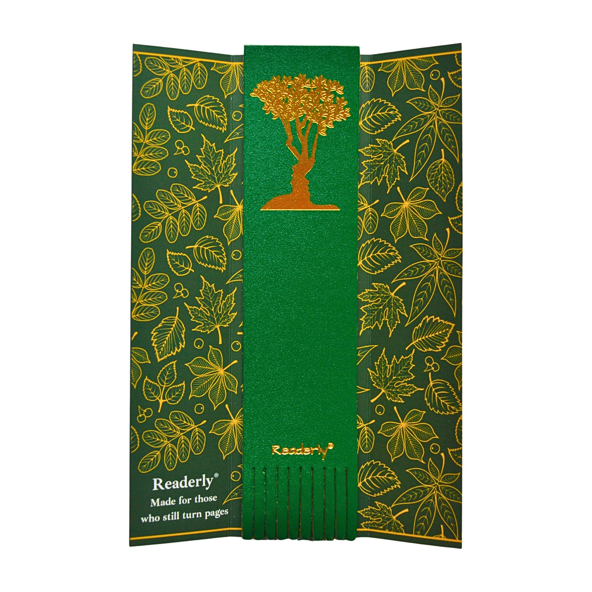 Readerly® Leather Bookmark for Couples – Him & Her Optical Illusion Gold Foil, Unique Bookmark Gift for Book Lovers