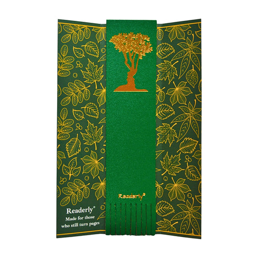 Readerly® Leather Bookmark for Couples – Him & Her Optical Illusion Gold Foil, Unique Bookmark Gift for Book Lovers