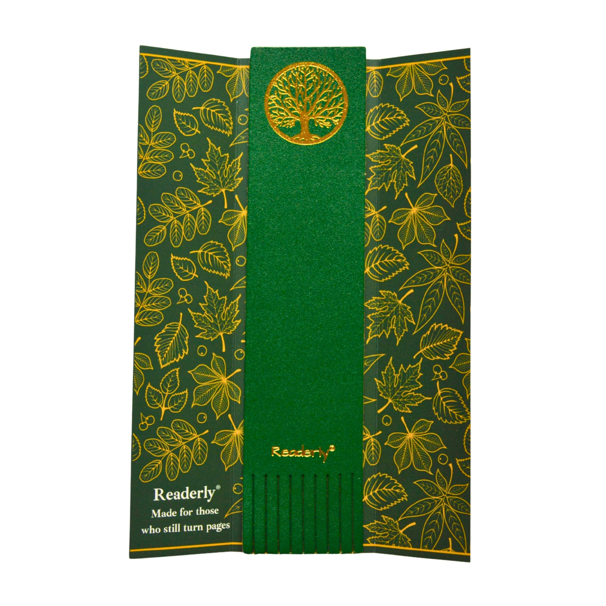 Readerly® Leather Bookmark for Women & Men – Tree of Life Gold Foil, Bookmark Gift for Book Lovers, Gifts for Readers