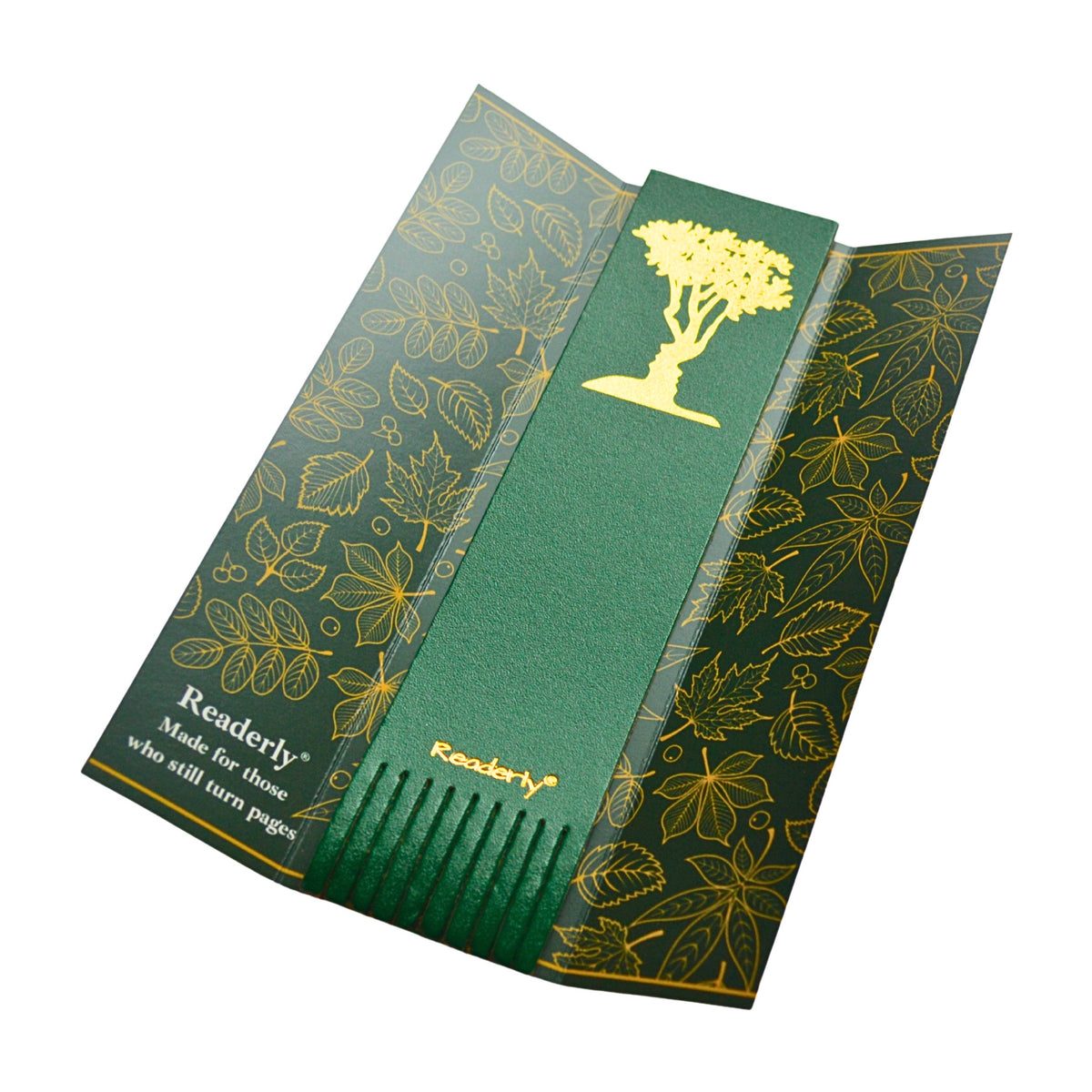 Readerly® Leather Bookmark for Couples – Him & Her Optical Illusion Gold Foil, Unique Bookmark Gift for Book Lovers