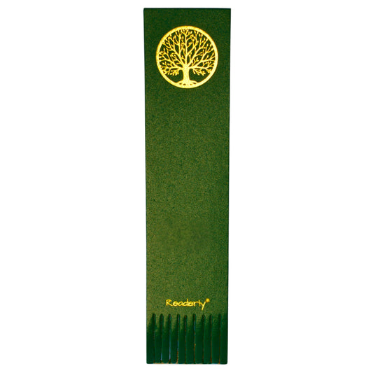 Readerly® Leather Bookmark for Women & Men – Tree of Life Gold Foil, Bookmark Gift for Book Lovers, Gifts for Readers