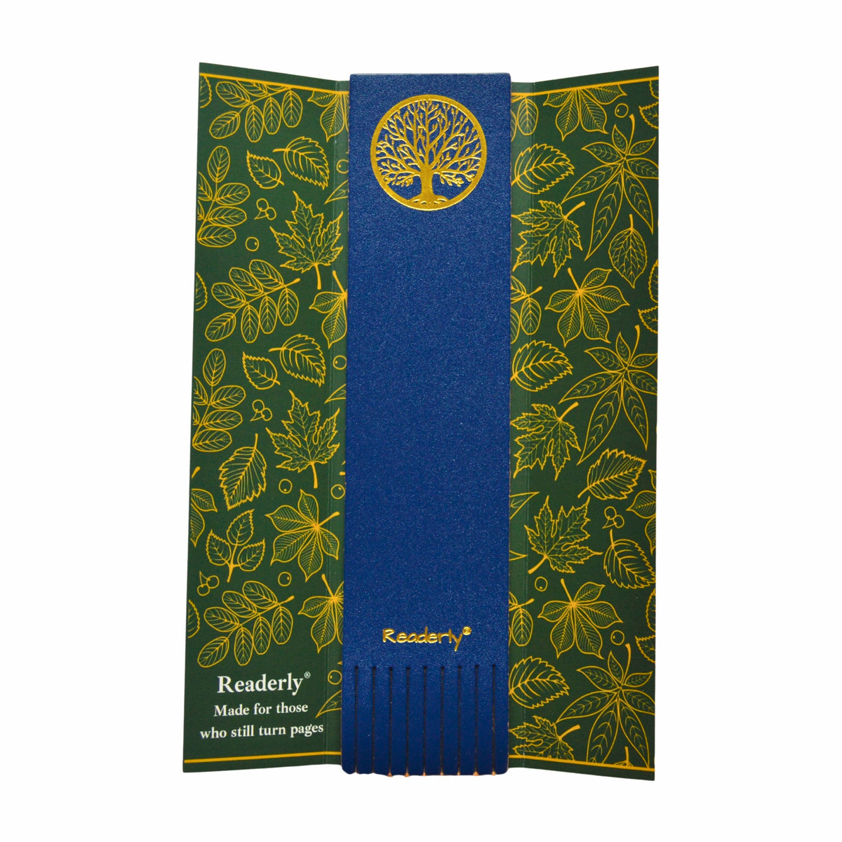 Readerly® Leather Bookmark for Women & Men – Tree of Life Gold Foil, Bookmark Gift for Book Lovers, Gifts for Readers