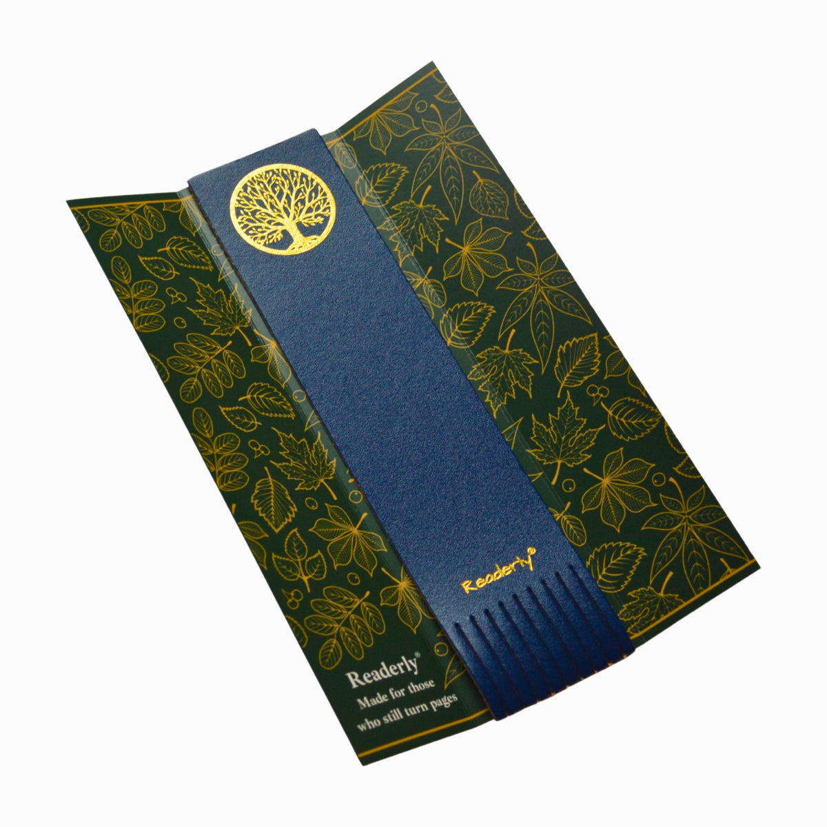 Readerly® Leather Bookmark for Women & Men – Tree of Life Gold Foil, Bookmark Gift for Book Lovers, Gifts for Readers