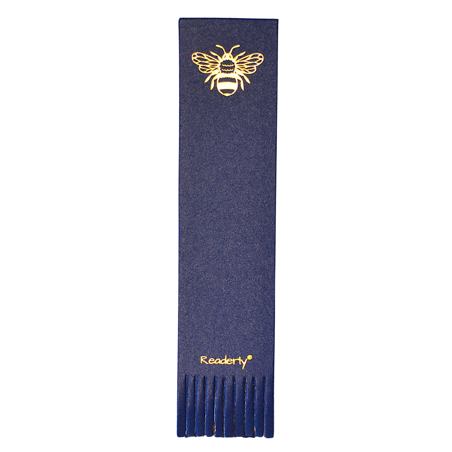 Readerly® Leather Bookmark for Women & Men – Worker Bee Gold Foil, Bookmark Gift for Book Lovers, Gifts for Readers