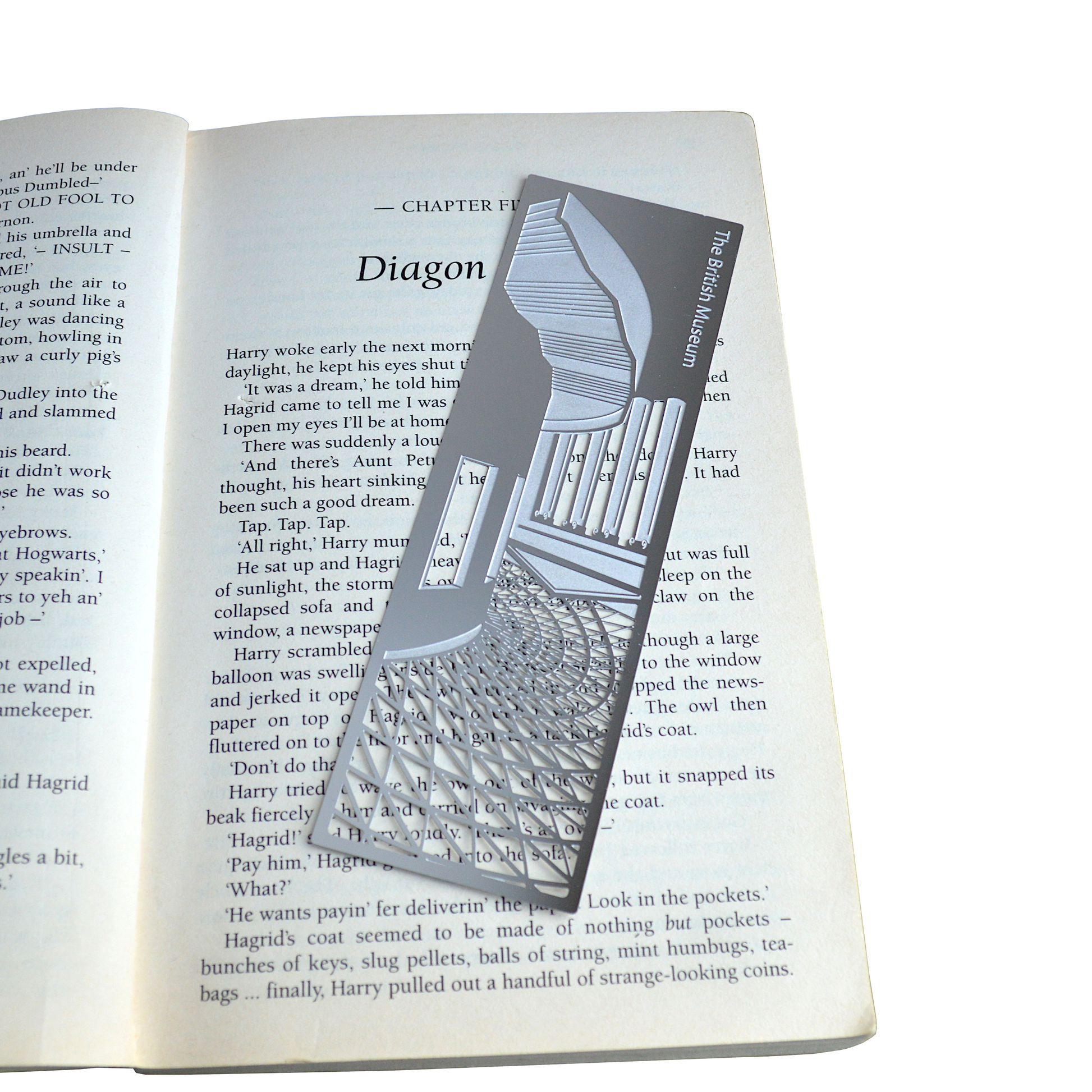 Famous Landmarks - British Museum Stainless Steel Bookmark