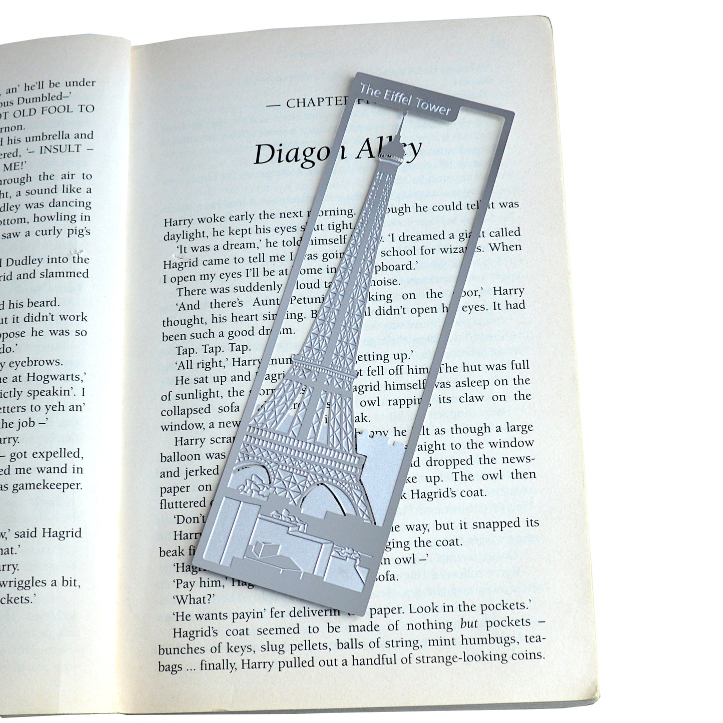 Readerly Famous Landmarks Bookmark - Eiffel Tower Stainless Steel - REDUCED TO CLEAR - IMPERFECT