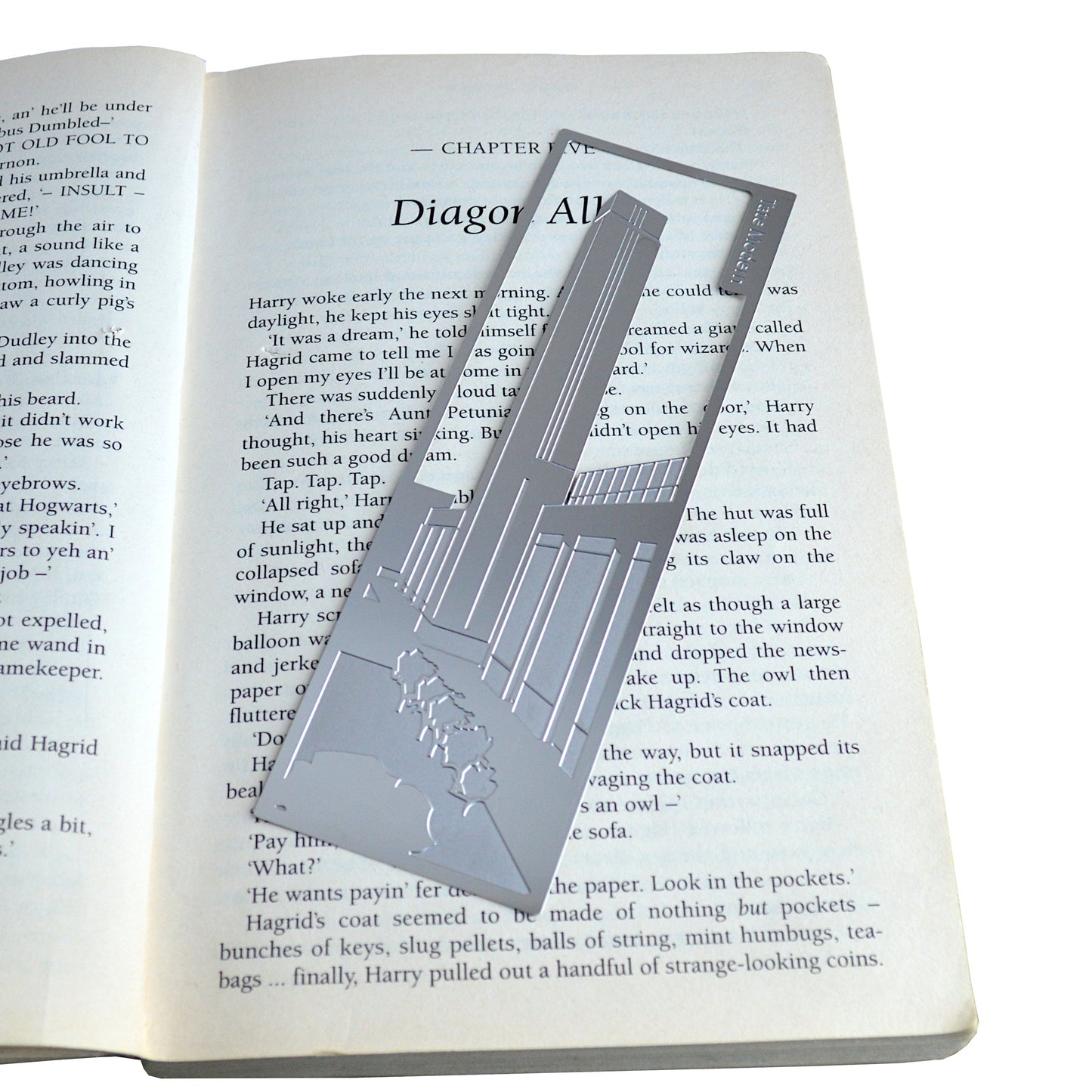 Readerly Famous Landmarks Bookmark - Tate Modern Stainless Steel - REDUCED TO CLEAR - IMPERFECT