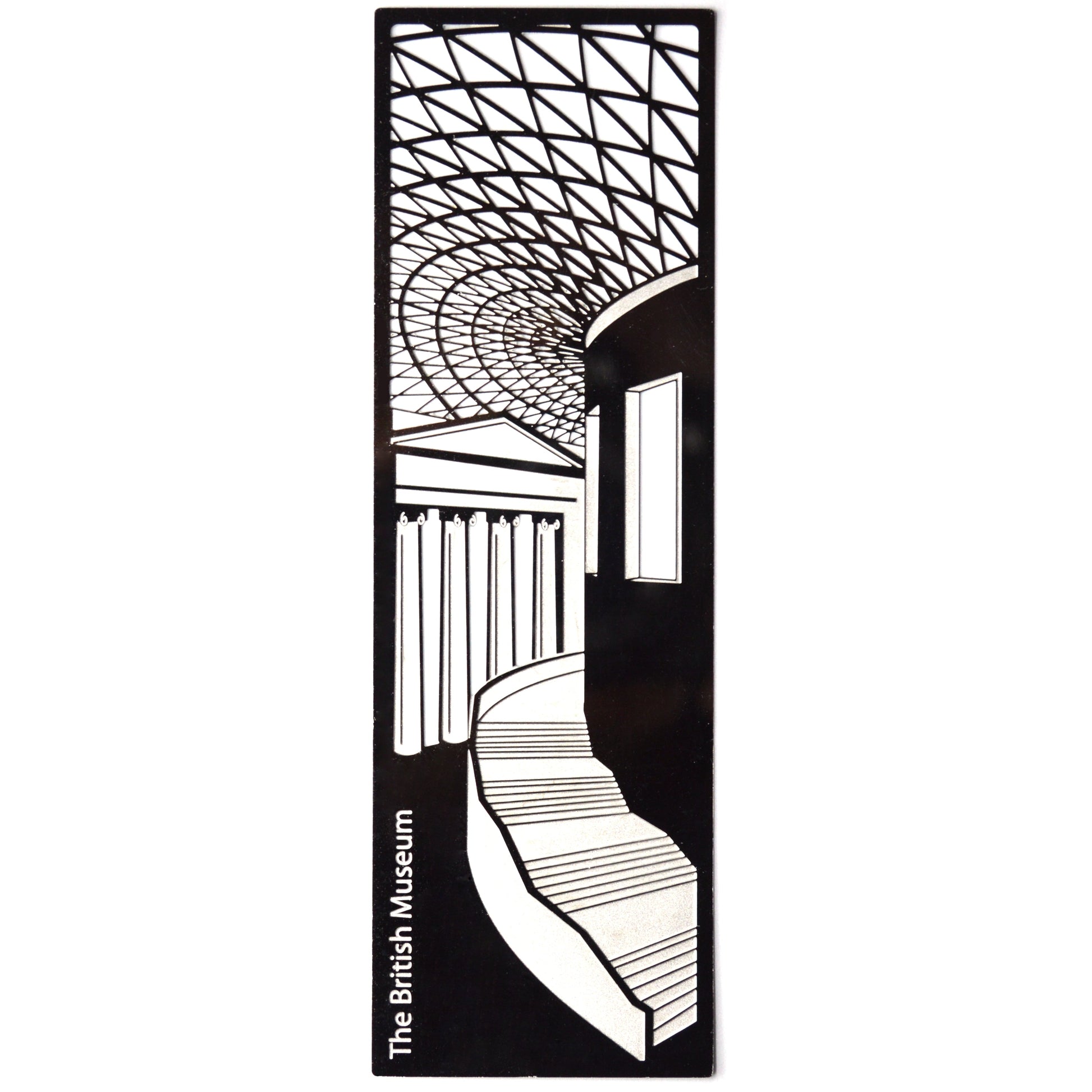 Famous Landmarks - British Museum Stainless Steel Bookmark