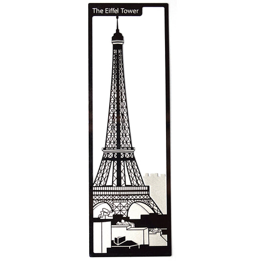 Readerly Famous Landmarks Bookmark - Eiffel Tower Stainless Steel - REDUCED TO CLEAR - IMPERFECT