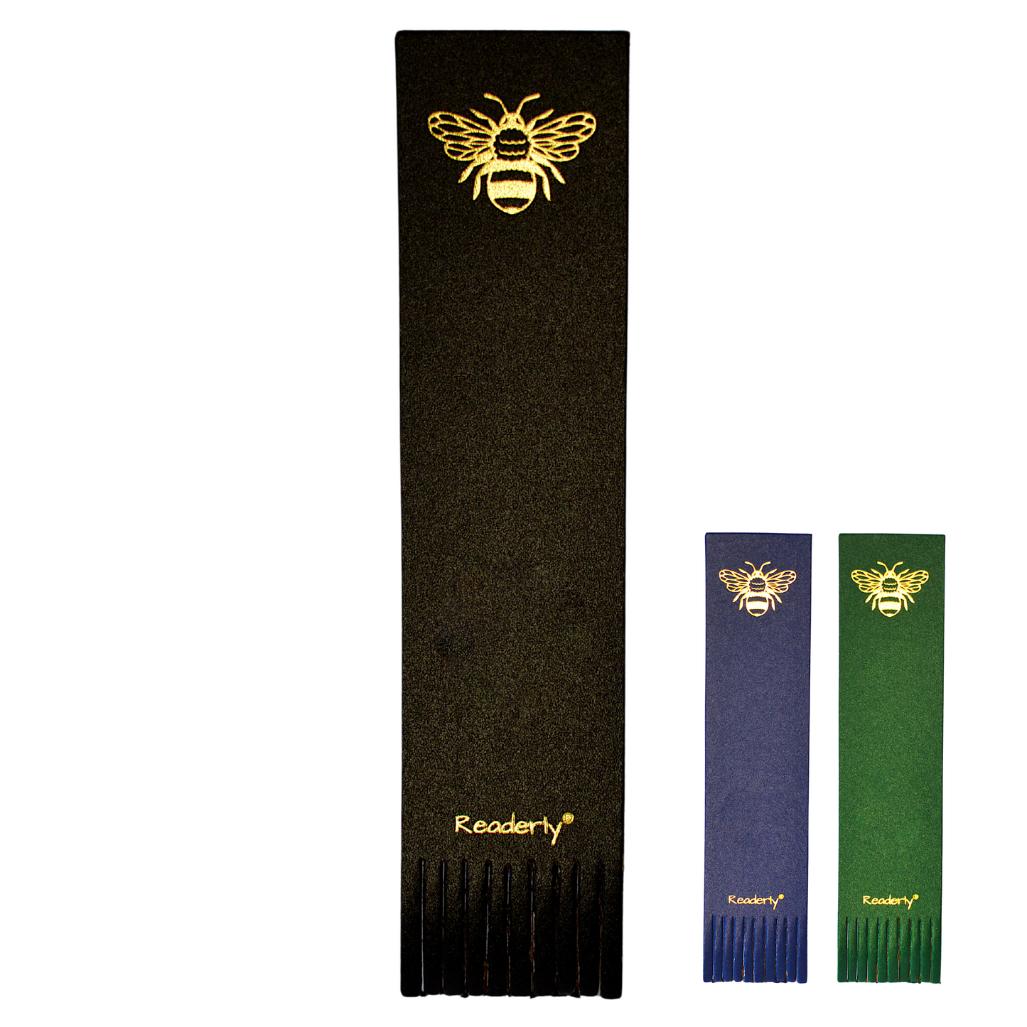 Readerly® Worker Bee Personalised Bonded Leather Bookmark
