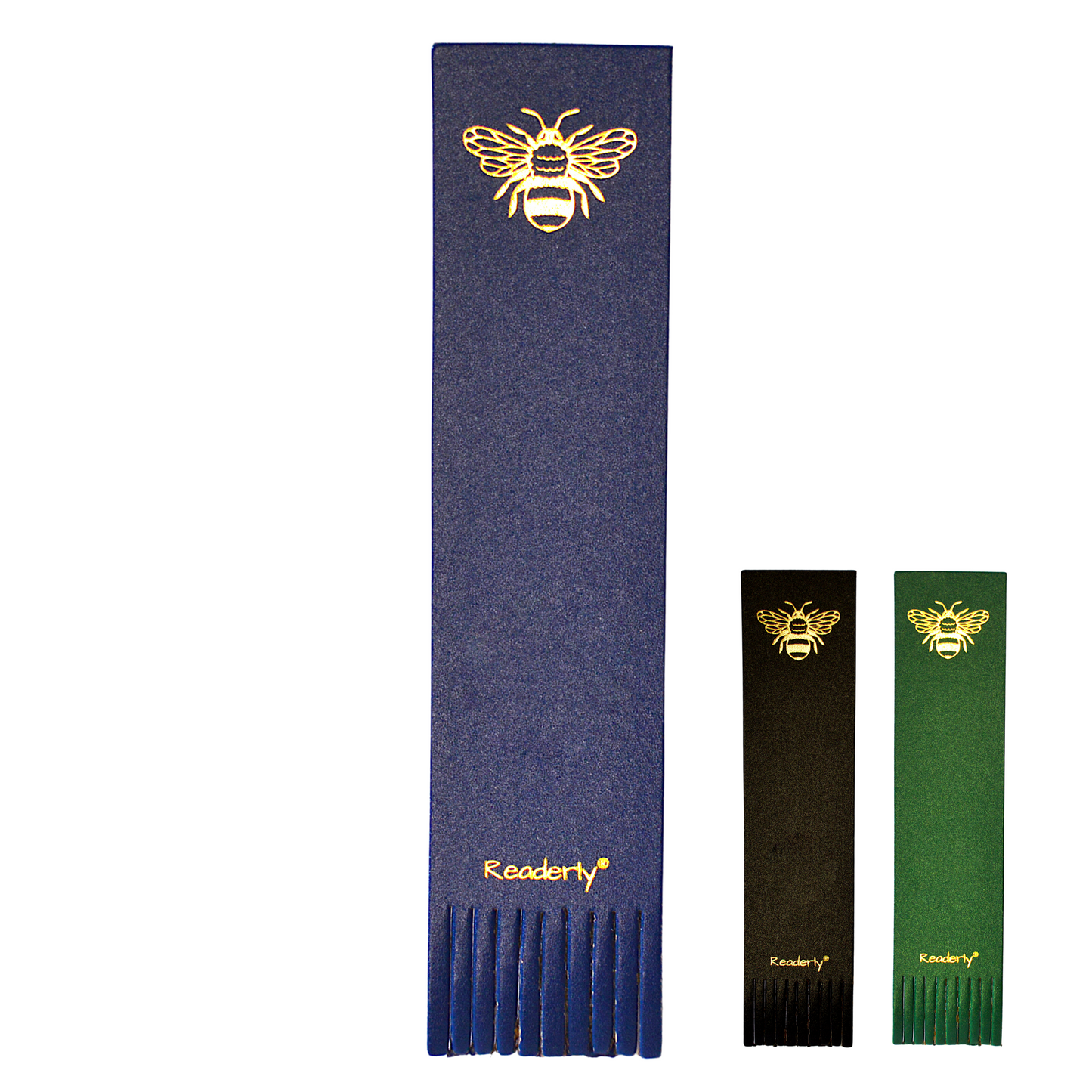 Readerly® Worker Bee Personalised Bonded Leather Bookmark