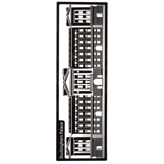 Readerly Famous Landmarks Bookmark - Buckingham Palace Stainless Steel