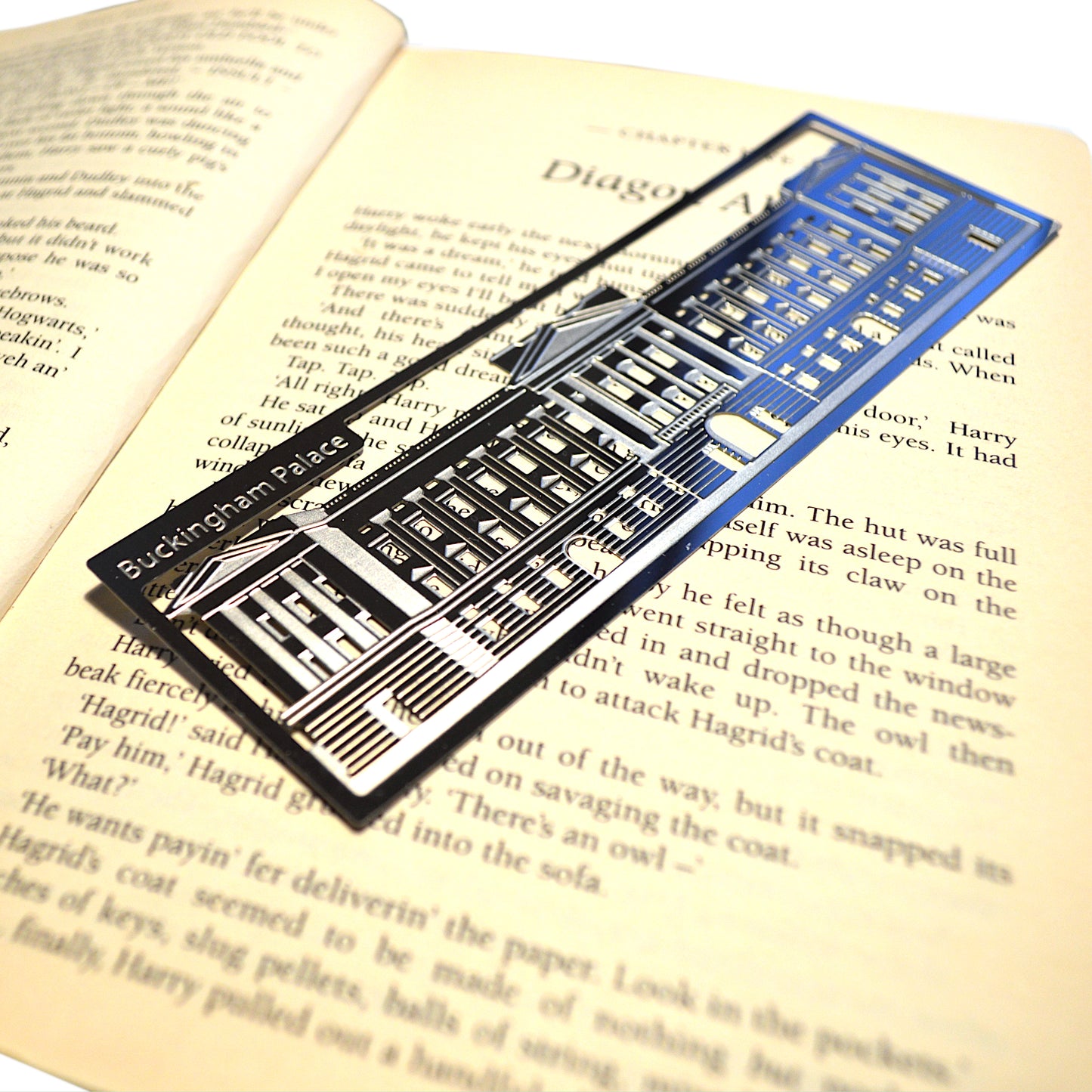 Readerly Famous Landmarks Bookmark - Buckingham Palace Stainless Steel