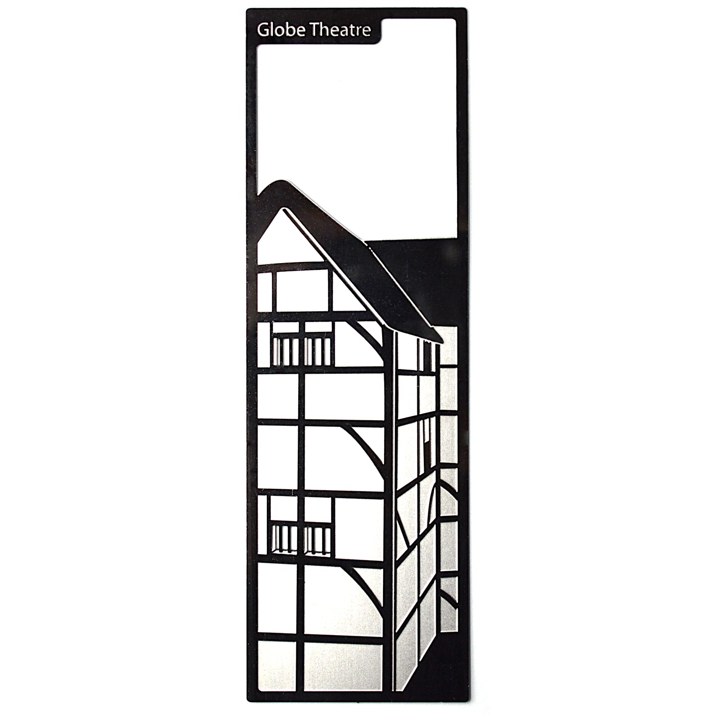 Readerly Famous Landmarks Bookmark - Globe Theatre Stainless Steel