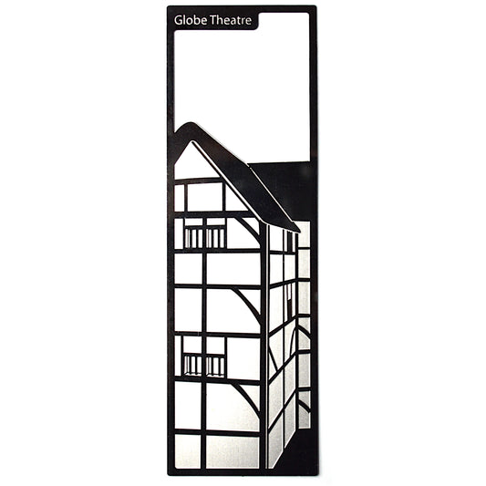 Readerly Famous Landmarks Bookmark - Globe Theatre Stainless Steel