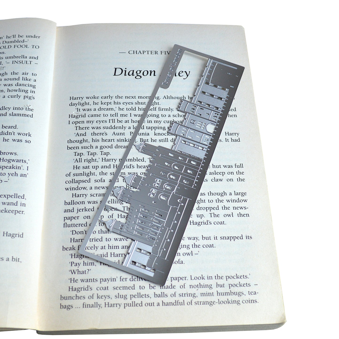 Readerly Famous Landmarks Bookmark - Tower of London Stainless Steel