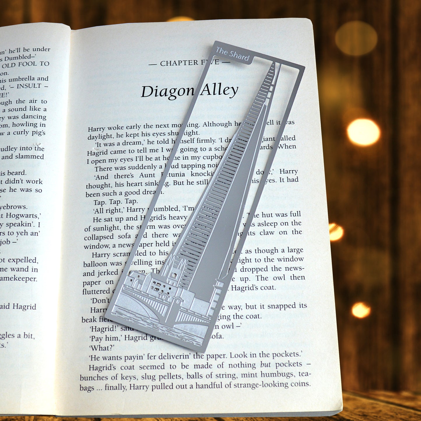 Readerly Famous Landmarks Bookmark - The Shard Stainless Steel