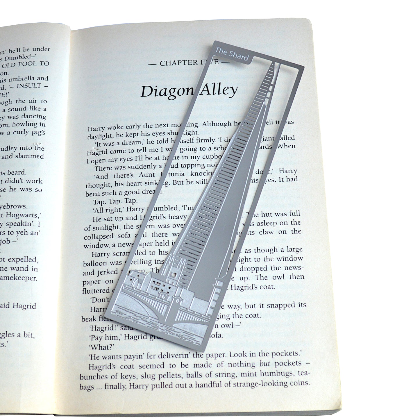 Readerly Famous Landmarks Bookmark - The Shard Stainless Steel