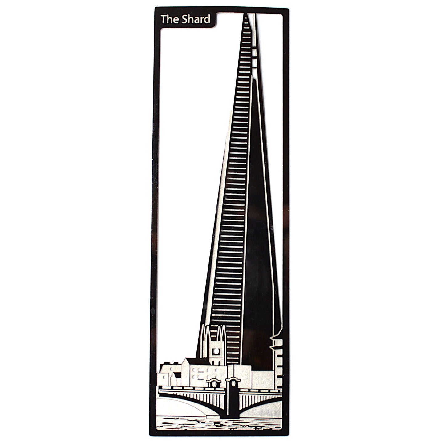 Readerly Famous Landmarks Bookmark - The Shard Stainless Steel