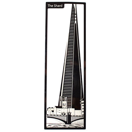 Readerly Famous Landmarks Bookmark - The Shard Stainless Steel