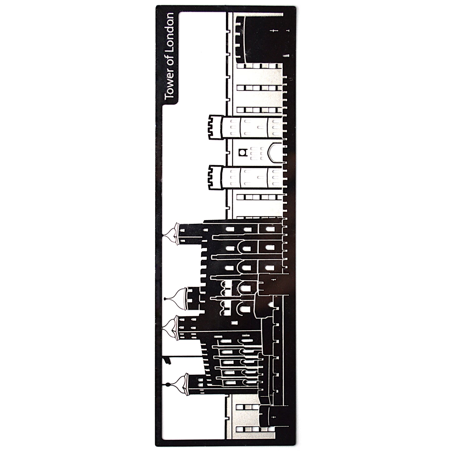 Readerly Famous Landmarks Bookmark - Tower of London Stainless Steel