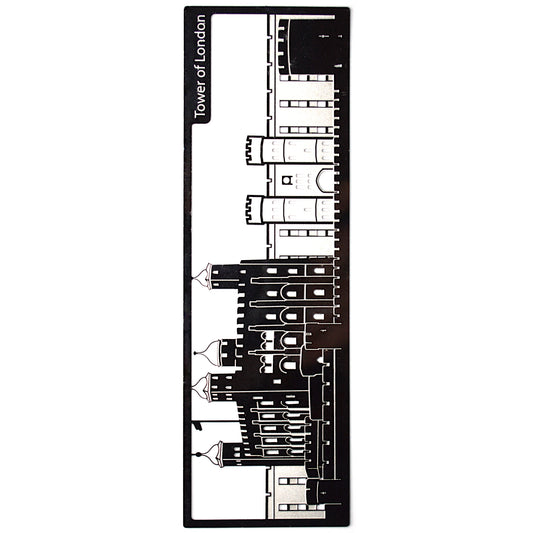 Readerly Famous Landmarks Bookmark - Tower of London Stainless Steel