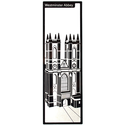 Readerly Famous Landmarks Bookmark - Westminster Abbey Stainless Steel